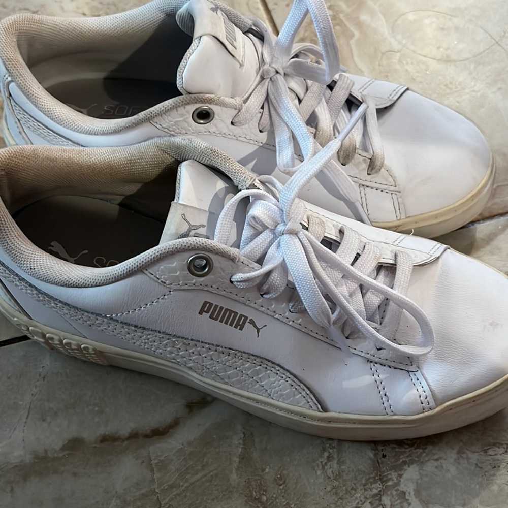 White Puma Sneakers